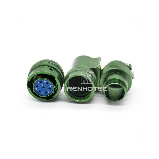 Y50X 7 Pin Female Plug Solder Aluminum Alloy Right Angle - Image 5