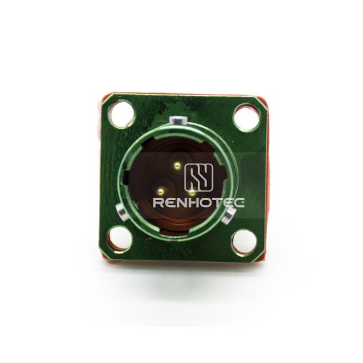 Y50X 3 Pin Male Front Mount Square Flange Disc Socket - Image 4