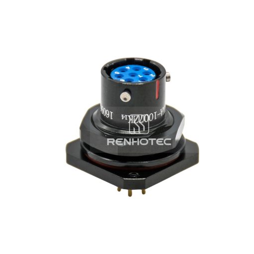 Y50XA-1007ZK14 7 Pin Female Straight PCB-Mount Bayonet Coupling for Front Bulkhead - Image 3
