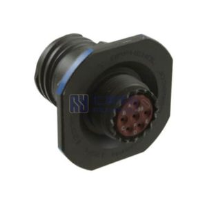 MIL-DTL-38999 Series III Connector, D38999/24WB98PN Male Receptacle, No.11 Shell 6 Pin Crimp, N Orientation