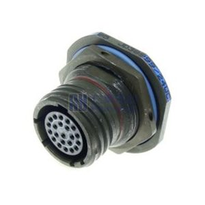 MIL-DTL-38999 Series III Connector, D38999/24WC35SN Female Receptacle, No.13 Shell 22 Pin Crimp, N Orientation