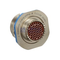 MIL-DTL-38999 Series III Connector, D38999/24WE35PN Female Receptacle, No.17 Shell 55 Pin Crimp, N Orientation