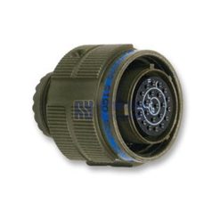 MIL-DTL-38999 Series III Connector, D38999/26FC35PN Male Plug, No.13 Shell 22 Pin Crimp, Nickel, N Orientation