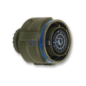 MIL-DTL-38999 Series III Connector, D38999/26FC35PN Male Plug, No.13 Shell 22 Pin Crimp, Nickel, N Orientation