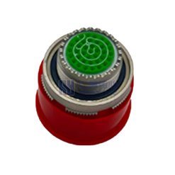 MIL-DTL-38999 Series III Connector, D38999/26FD35PN Male Plug, No.15 Shell 37 Pin Crimp, Nickel, N Orientation