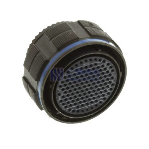 MIL-DTL-38999 Series III Connector, D38999/26FJ35PN Male Plug, No.25 Shell 128 Pin Crimp, Nickel, N Orientation