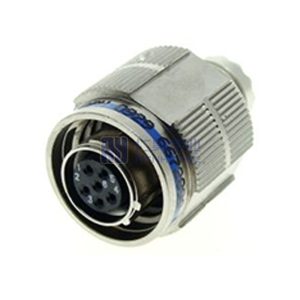 MIL-DTL-38999 Series III Connector, D38999/26WA35PN Male Plug, No.9 Shell 6 Pin Crimp, N Orientation