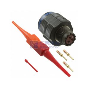 MIL-DTL-38999 Series III Connector, D38999/26WA98PN Male Plug, No.9 Shell 3 Pin Crimp, N Orientation