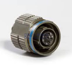 MIL-DTL-38999 Series III Connector, D38999/26WB98PN Male Plug, No.11 Shell 6 Pin Crimp, N Orientation