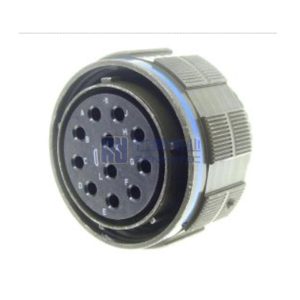 MIL-DTL-38999 Series III Connector, D38999/26WG11PN Male Plug, No.21 Shell 11 Pin Crimp, N Orientation