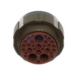 MIL-DTL-38999 Series III Connector, D38999/26WJ20PN Male Plug, No.25 Shell 30 Pin Crimp, N Orientation