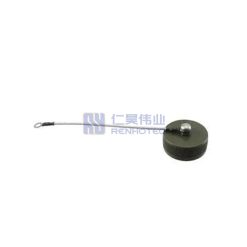 Receptacle Dust Cap, Cadmium olive drab, No.11 Shell, Stainless steel rope with clevis ( for D38999/20)