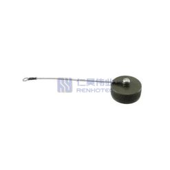 Receptacle Dust Cap, Cadmium olive drab, No.15 Shell, Stainless steel rope with clevis ( for D38999/20)