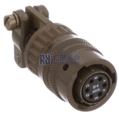 MIL-DTL-26482 MS3116F-10-6S Female Straight Plug, No.10 Shell 6Pin, PT06E-10-6S-SR