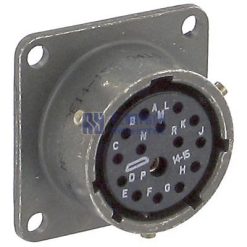 MIL-DTL-26482 MS3116F-14-15P Male Straight Plug, No.12 Shell 4Pin, PT06E-12-4S-SR