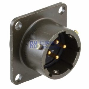 MIL-DTL-26482 MS3112E-12-4P Male Box Mounting Receptacle, No.12 Shell 4Pin, PT02E-12-4P