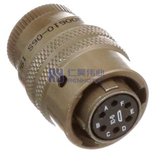 MIL-DTL-26482 MS3116E-10-6S Female Straight Plug, No.10 Shell 6Pin, PT06E-10-6S