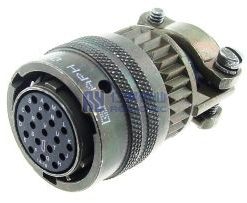 MIL-DTL-26482 MS3116F-14-19S Female Straight Plug, No.14 Shell 19Pin, PT06E-14-19S-SR