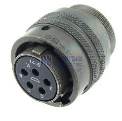 MIL-DTL-26482 MS3116E-14-5S Female Straight Plug, No.14 Shell 5Pin, PT06E-14-5S