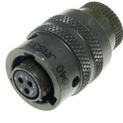 MIL-DTL-26482 MS3116E-8-3S Female Straight Plug, No.8 Shell 3Pin, PT06E-8-3S