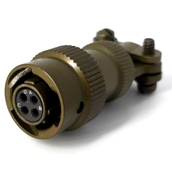 MIL-DTL-26482 MS3116E-8-4S Female Straight Plug, No.8 Shell 4Pin, PT06E-8-4S