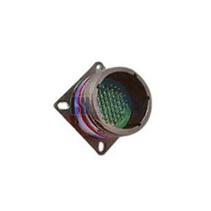 MIL-DTL-38999 Series III Connector, D38999/20WD35PN Male Square Flange Receptacle, No.15 Shell 37 Pin Crimp, N Orienta