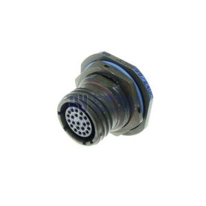 MIL-DTL-38999 Series III Connector, D38999/24WC35PN Male Receptacle, No.13 Shell 22 Pin Crimp, N Orientation