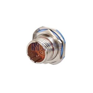 MIL-DTL-38999 Series III Connector, D38999/24WD35PN Male Receptacle, No.15 Shell 37 Pin Crimp, N Orientation