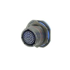 MIL-DTL-38999 Series III Connector, D38999/24WD35SN Male Receptacle, No.15 Shell 37 Pin Crimp, N Orientation