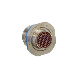 MIL-DTL-38999 Series III Connector, D38999/24WE35PN Female Receptacle, No.17 Shell 55 Pin Crimp, N Orientation