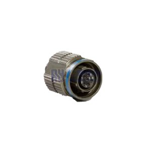 MIL-DTL-38999 Series III Connector, D38999/26FA35PN Male Plug, No.9 Shell 6 Pin Crimp, Nickel, N Orientation
