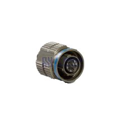 MIL-DTL-38999 Series III Connector, D38999/26FB35SN Female Plug, No.11 Shell 6 Pin Crimp, Nickel, N Orientation