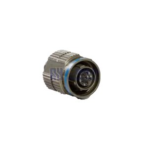 MIL-DTL-38999 Series III Connector, D38999/26FB35SN Female Plug, No.11 Shell 6 Pin Crimp, Nickel, N Orientation