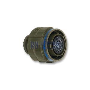 MIL-DTL-38999 Series III Connector, D38999/26FC35PN Male Plug, No.13 Shell 22 Pin Crimp, Nickel, N Orientation