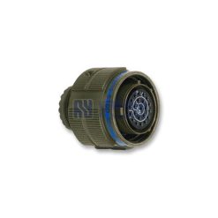 MIL-DTL-38999 Series III Connector, D38999/26FC35SN Male Plug, No.13 Shell 22 Pin Crimp, Nickel, N Orientation