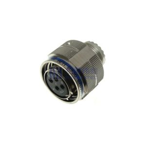 MIL-DTL-38999 Series III Connector, D38999/26FC4SN Female Plug, No.13 Shell 4 Pin Crimp, Nickel, N Orientation