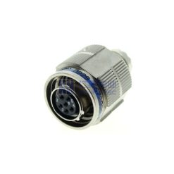 MIL-DTL-38999 Series III Connector, D38999/26WA35PN Male Plug, No.9 Shell 6 Pin Crimp, N Orientation