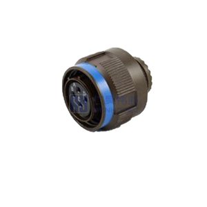 MIL-DTL-38999 Series III Connector, D38999/26WC4PN Male Plug, No.13 Shell 4 Pin Crimp, N Orientation