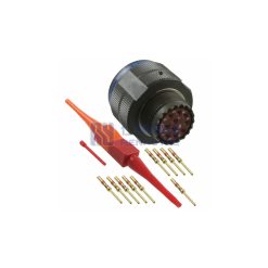 MIL-DTL-38999 Series III Connector, D38999/26WC98PN Male Plug, No.13 Shell 10 Pin Crimp, N Orientation