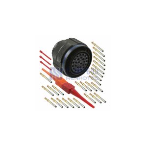 MIL-DTL-38999 Series III Connector, D38999/26WE26SN Female Plug, No.17 Shell 26 Pin Crimp, N Orientation