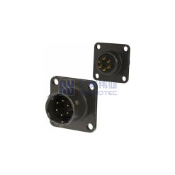 MIL-DTL-26482 MS3112E-10-6P Male Box Mounting Receptacle, No.10 Shell 6Pin, PT02E-10-6P