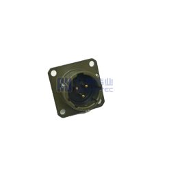 MIL-DTL-26482 MS3112E-12-3P Male Box Mounting Receptacle, No.12 Shell 3Pin, PT02E-12-3P