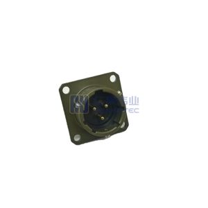 MIL-DTL-26482 MS3112E-12-3P Male Box Mounting Receptacle, No.12 Shell 3Pin, PT02E-12-3P