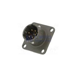 MIL-DTL-26482 MS3112E-10-6P Male Box Mounting Receptacle, No.10 Shell 6Pin, PT02E-10-6P