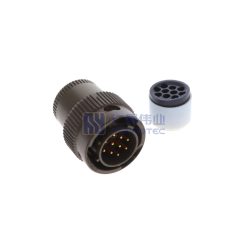 MIL-DTL-26482 MS3116E-12-10P Male Straight Plug, No.12 Shell 10Pin