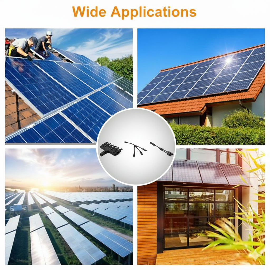 solar panel connector applications