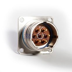 M83723-83W1006N MIL-DTL-83723 Series III No.10 Shell 6pin Male Wall Mount Receptacle Threaded Circular Connector