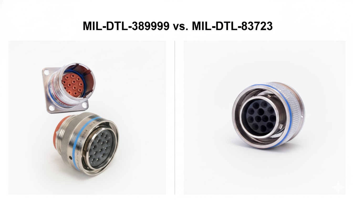 Choosing Between MIL-DTL-38999 and 83723 for Avionics