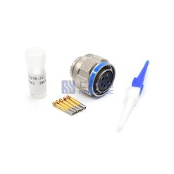 D38999/26FD5SN MIL-DTL-38999 Series III Plug, 5 Pin Female, 15-5, Nickel Plating, Cable Mount