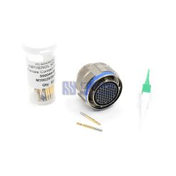 MIL-DTL-38999 Series III Connector, D38999/26FE35SN Female Plug, 17-35, Nickel, N Orientation